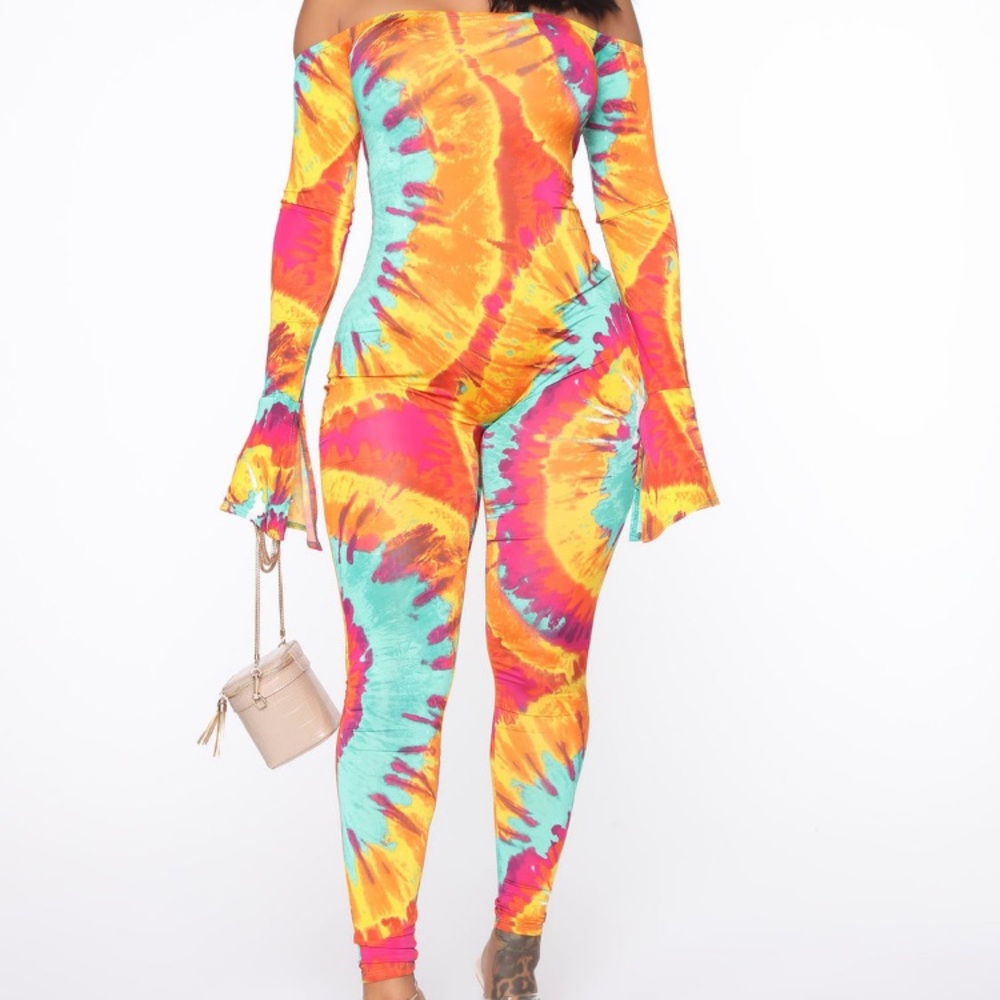 Multi Purpose Tie dye Jumpsuit multi color